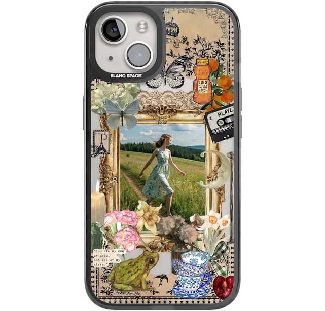 iPhone 13 Custom Phone Case - Blanc Space - Personalised Country Collage Frame - Impact Protective and Shock Resistant Case
