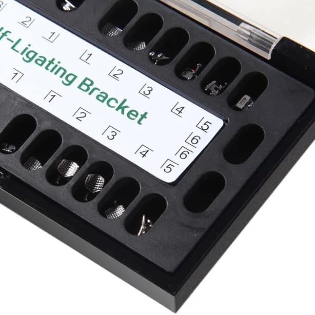 Orthodontic Self-ligating Brackets Metal Dental Roth 022 Mini Braces
