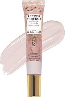 Peeper Perfect Under Eye Concealer, Makeup & Eye Brightener, Full Coverage Concealer for Dark Circles, Color Corrector & Eye Primer, With Collagen, Hyaluronic Acid & Vitamin E (Very Fair)