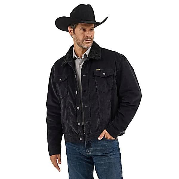 Wrangler Men's Sherpa Lined Corduroy Jacket