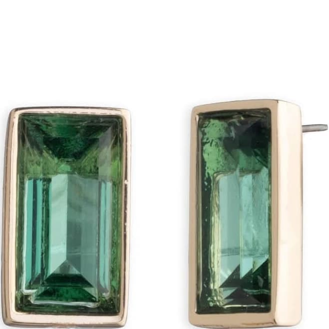 Lauren Ralph Lauren Women's Baguette Rhinestone Stud Earrings