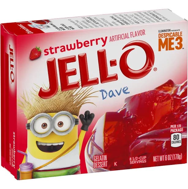 Jell-O Strawberry Gelatin Dessert Mix
