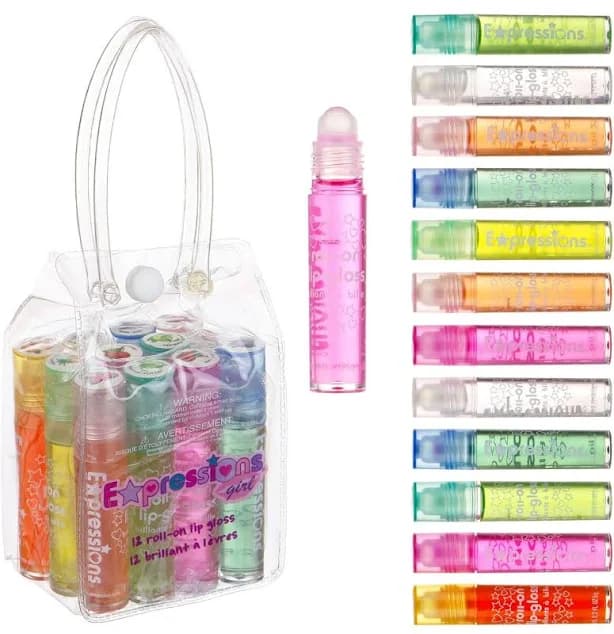 Expressions Girl 12pc Roll On Lip Gloss Set