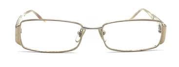 Versace Mod Light Tan Slim Metal Rectangle Eyeglasses Frames 51-16 135 Italy - Etsy