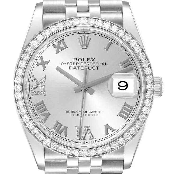 Rolex Datejust 36 Dial Diamond Watch 126284rbr 126284rbr