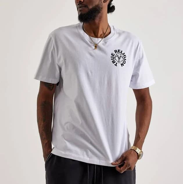 Men's True Religion Cotton Buddha Face T-Shirt