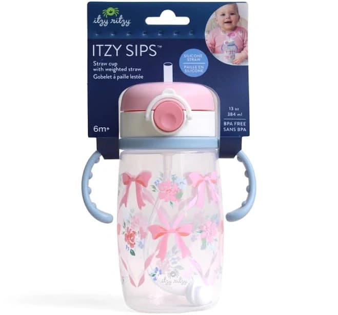 Itzy Sips Ribbons & Roses Sippy Cut