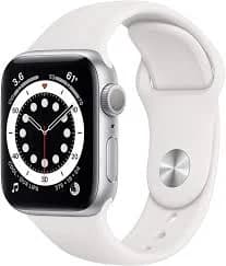 Apple Watch Series 6 GPS w/ 40MM Silver Aluminum Case & White Sport Band (Pre-Owned)