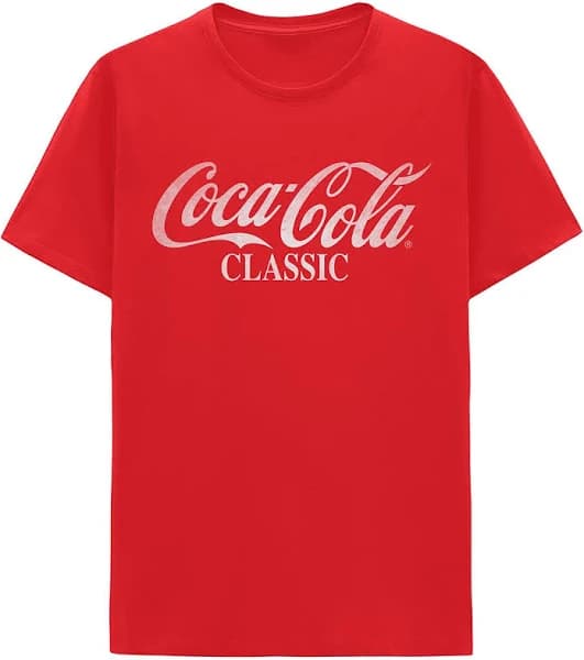 Young Mens Classic Coca-Cola Graphic Tee