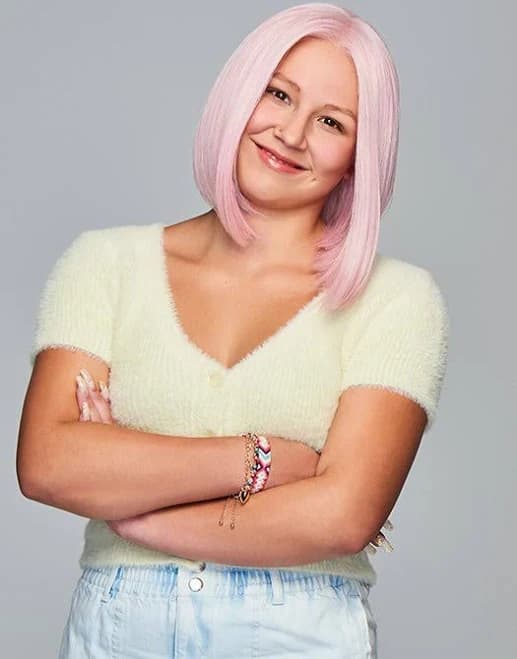 Hairdo Kids Sweetly Pink Mid Length Straight Wig