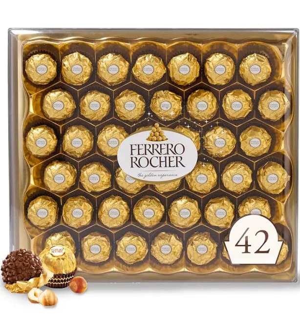 Ferrero Rocher Premium Hazelnut Milk Chocolate Gift Box