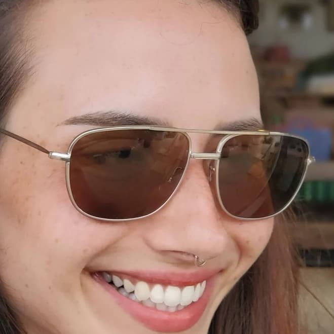 Vintage 1970's Aviator Double Bridge Sunglasses