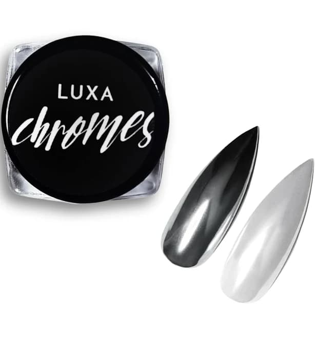 Ultra White Chrome: Bright White Chrome Nail Powder