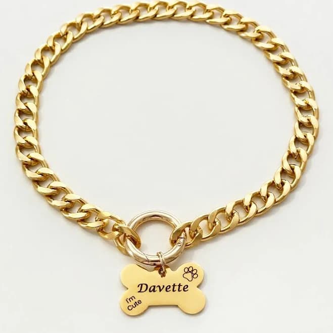 Cuban Link Dog Necklace