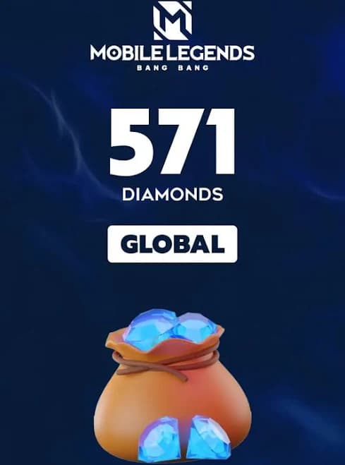 Mobile Legends - 571 Diamonds (Global) - Digital Key
