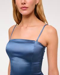 Women's The A&F Giselle Drop-Waist Maxi Dress | Women's Clearance | Abercrombie.com