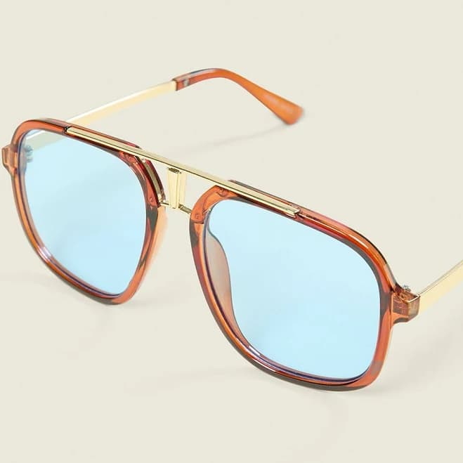 Lane Bryant Women's Oversized Aviator Sunglasses