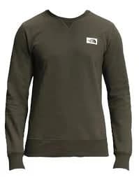 THE NORTH FACE Men's Heritage Patch Crew Sweatshirt Military Green XL