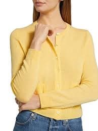 DÔEN Freya Cashmere Crewneck Cardigan | Saks Fifth Avenue