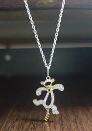 2.00 Ct Simulated Diamond Winnie the Pooh Charm Pendant 925 Sterling Silver | eBay