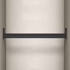 Amazon.com: Clothes Rail Ceiling Wall Mount, Non-Slip Aluminium Oval Closet Rods/ Shower Curtain Bar for Closet, Door, Small Window, Hanging Wardrobe Rail 10 18 20 22 24 36 42 48 50 60 70 72 Inch ( Color : Black : Home & Kitchen