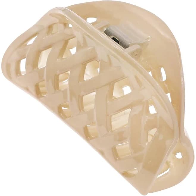 Camila Paris Women's French Woven Spring Covered Hair Clip