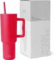 Simple Modern 40 oz Tumbler with Handle and Straw Lid | Insulated Cup Reusable Stainless Steel Water Bottle Travel Mug Cupholder Friendly | Gifts for Women Men Him Her | Trek Collection | Ember Red : Buy Online at Best Price in KSA - Souq is now ...
