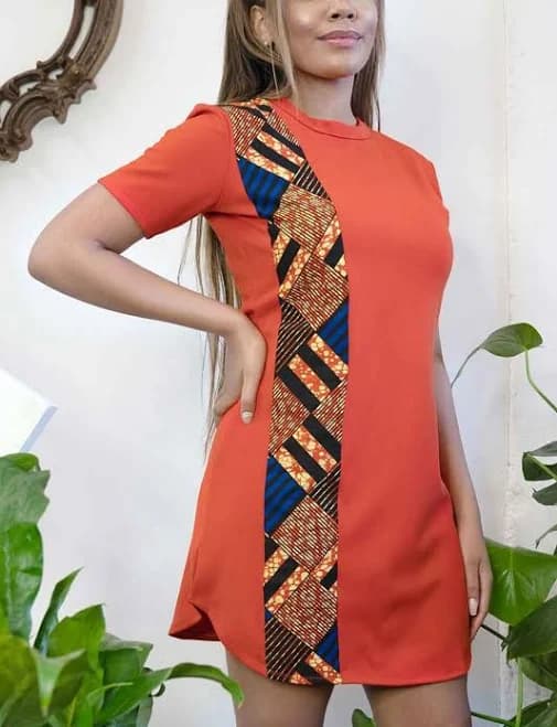 KEJEO Designs Women's African Print Dress