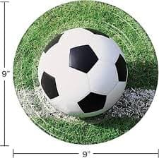 Creative Converting Soccer Ball Round Paper Dinner Plates: Dinner Plates - Amazon.com