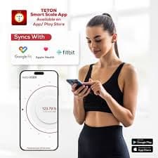 Smart Wifi scale for body weight,Teton Electronics,Digital bathroom scale accurately analyzes 13 body matrix-BMI,body fat,muscle mass for fitness,Compatible with Apple Health Smart App,400lb - Walmart.com