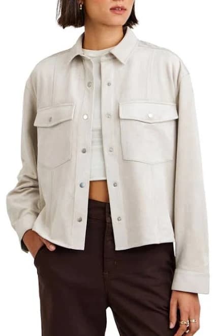 Bella Dahl Seamed Pocket Shacket