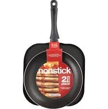 Good Cook Smart Choice 2 Piece Saute and Griddle Value Pack Cookware Set
