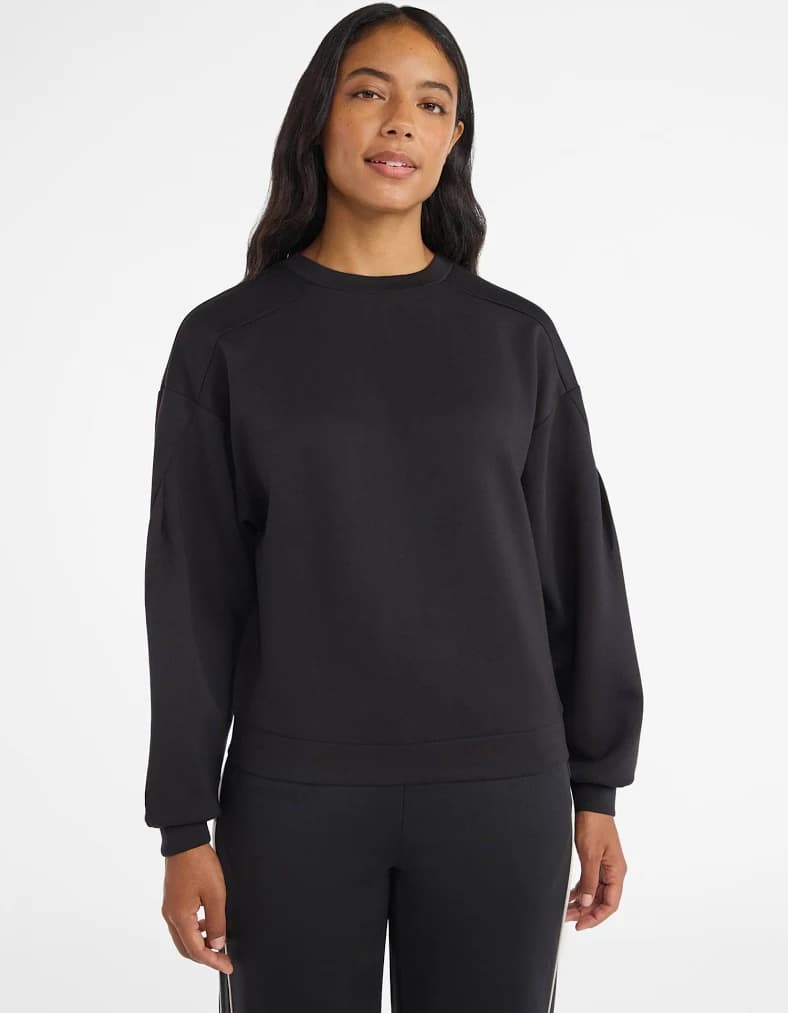 Avia Women's Luxe Fleece Crewneck Sweatshirt