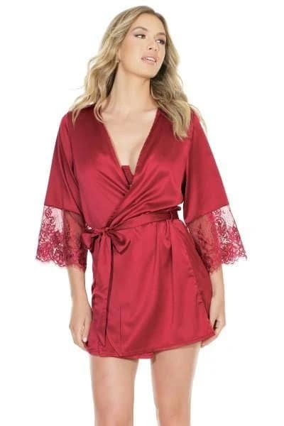 Coquette Satin Robe