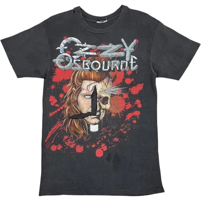 Vintage 80s Ozzy Osbourne Destroyed Tee