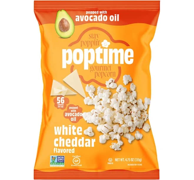 Poptime Cheddar White Popcorn
