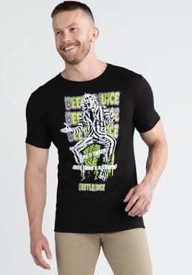 Beetlejuice Men's Cotton Graphic Tee