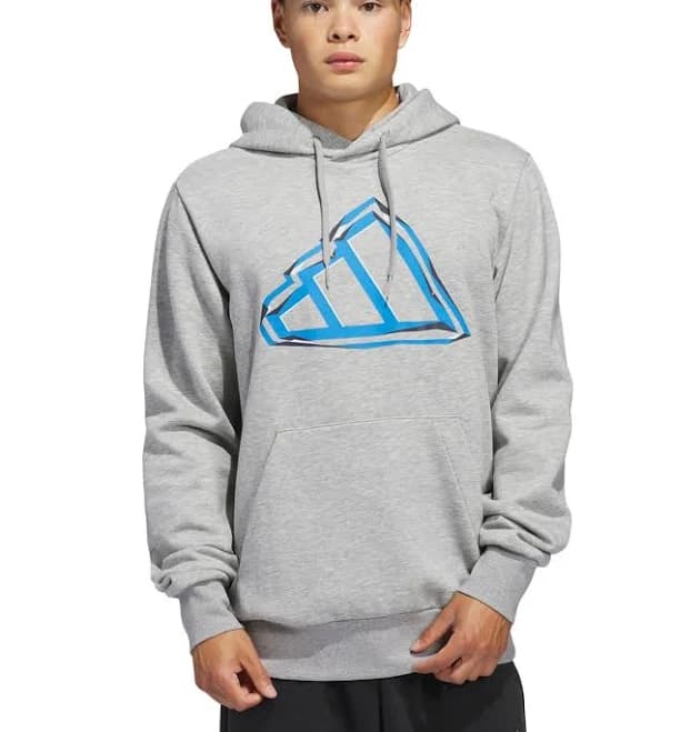 adidas Men's Big Logo Graphic Hoodie