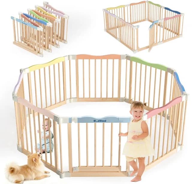 Halo Bluewood Baby Gate Playpen
