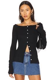 Lovers and Friends Jeanna Top in Black | REVOLVE