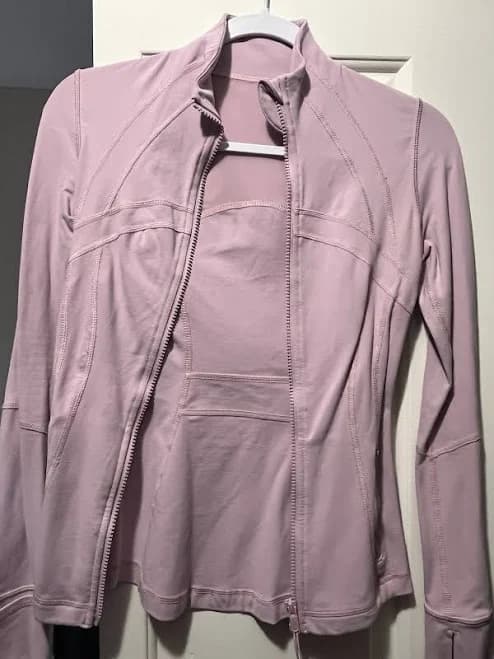 Lululemon Define Jacket Luon Size 4 Pink Strawberry Milkshake Women’s