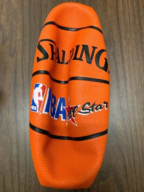 Spalding Nba All Star Rubber Basketball Orange