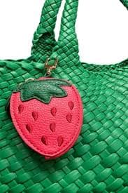 TG10746 Zip Strawberry Keychain/Bag Charm