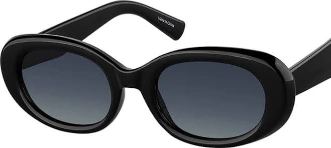 Zenni Women's Oval Plastic Sunglasses
