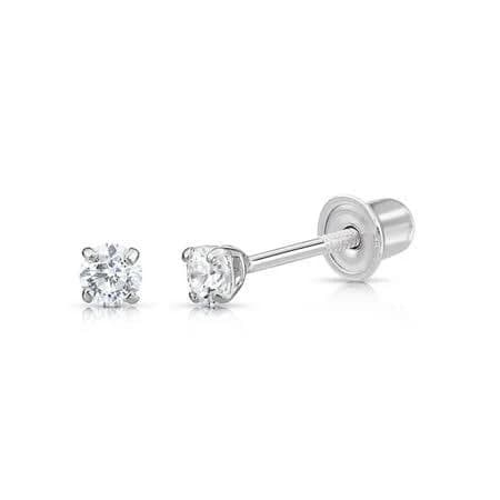 14K Gold Lab Diamond Stud Earrings