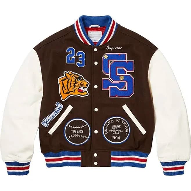 Supreme Tiger Varsity Jacket