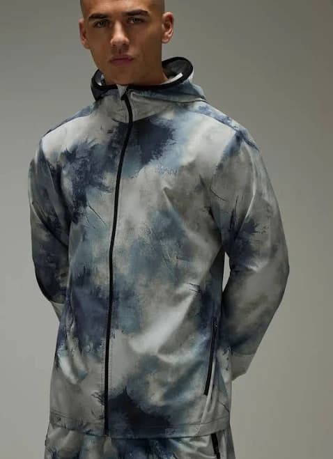boohooMAN Men's Regular Fit Woven Windbreaker