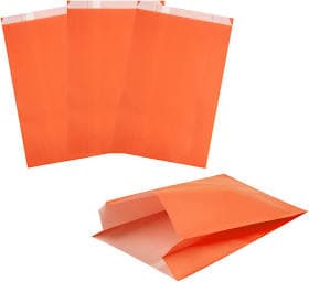 Restaurantware Bag Tek Paper French Fry / Snack Bag 7 inch x 3 inch x 11 inch