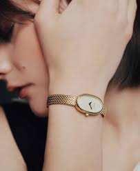 BREDA Women's 'Jane Tethered' Gold Stainless Steel Mesh Watch, 18mm - Macy's