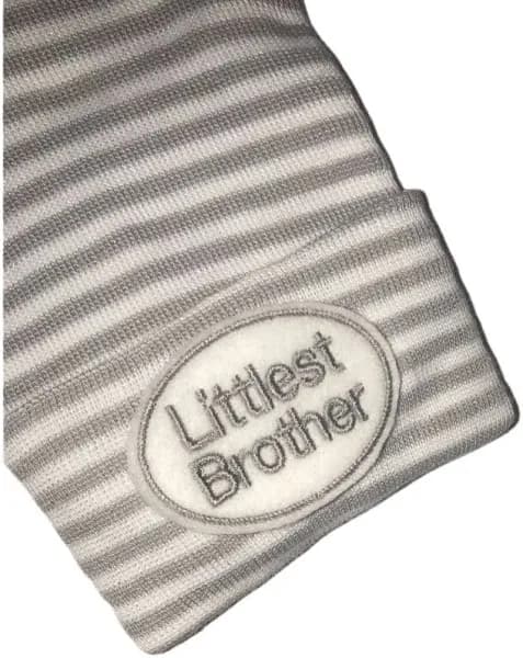 Newborn Boy Striped Beanie Hat